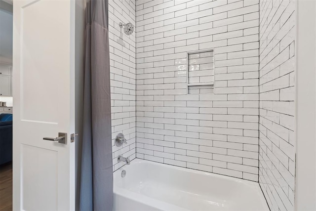 209 Pont Neuf Ct, Edmond, OK 73034 - full bathroom with shower / bath combination with curtain