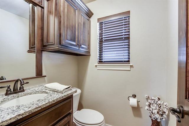 10812 Wild Horse Creek Dr, Yukon, OK 73099 - bathroom featuring toilet and vanity