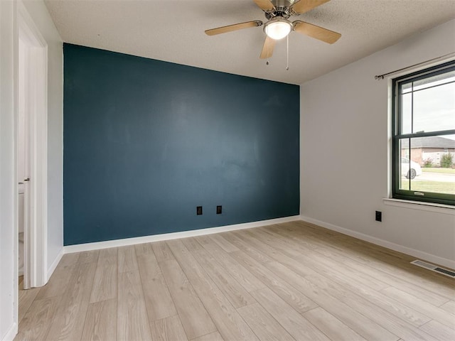 5412 Cloverlawn Dr, Oklahoma City, OK 73135 - empty room with wood finished floors and a ceiling fan