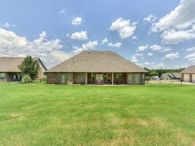 559 Silver Tree Cir, Choctaw, OK 73020 - back of property featuring a patio area