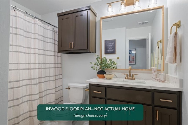 449 Vista Dr, Yukon, OK 73099 - full bath with vanity and toilet