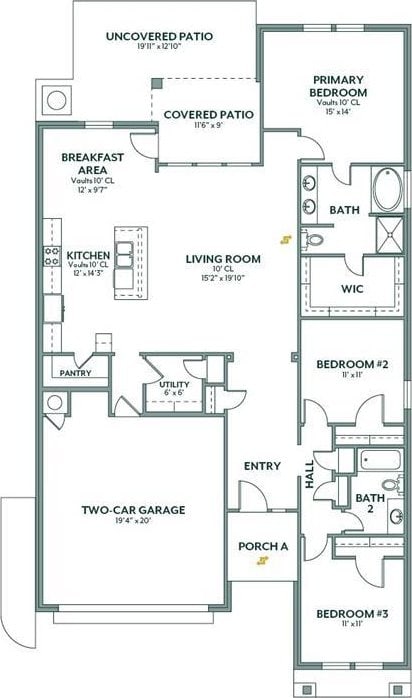 449 Vista Dr, Yukon, OK 73099 - view of room layout
