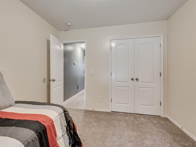 1801 Wagon Trail Blvd, Harrah, OK 73045 - bedroom with light colored carpet and a closet