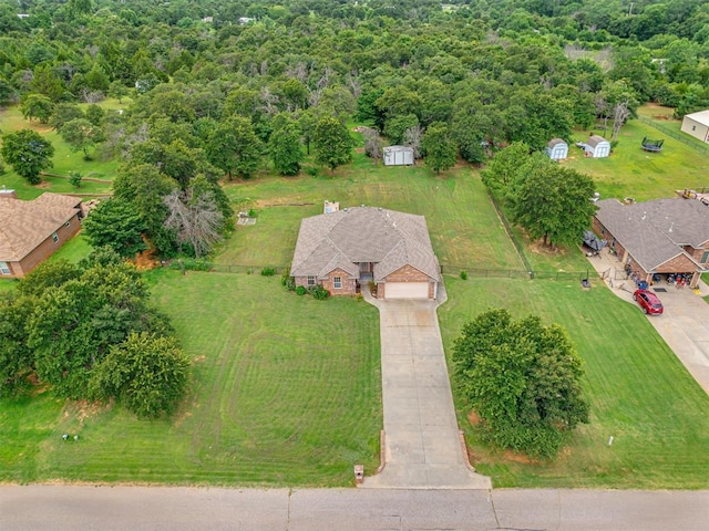 1801 Wagon Trail Blvd, Harrah, OK 73045 - view from above of property