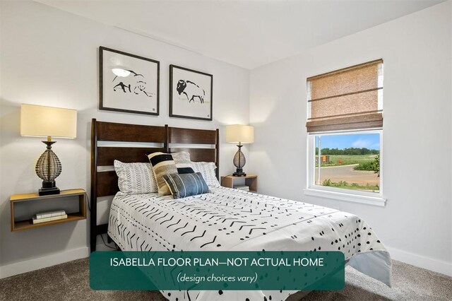 801 Caladium Dr, Yukon, OK 73099 - carpeted bedroom featuring baseboards