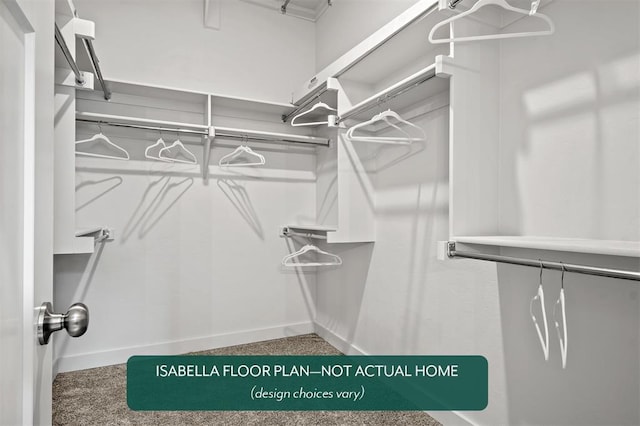 801 Caladium Dr, Yukon, OK 73099 - spacious closet with carpet flooring