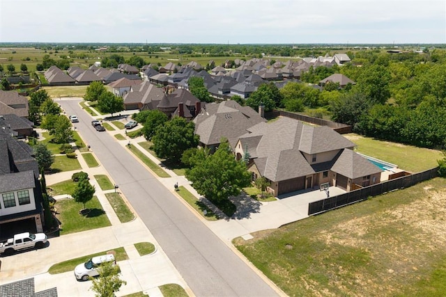 4409 Farm Hill Rd, Norman, OK 73072 - aerial perspective of suburban area