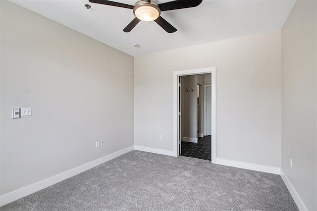 444 N Central Ave Unit 204, Oklahoma City, OK 73104 - unfurnished bedroom featuring carpet floors and ceiling fan