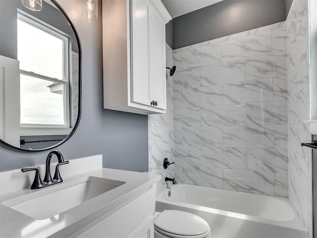 7431 NE Hawk Dr, Piedmont, OK 73078 - full bath featuring vanity, bathtub / shower combination, and healthy amount of natural light