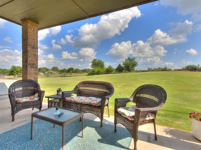 2315 Dixie Dr, Blanchard, OK 73010 - view of patio / terrace