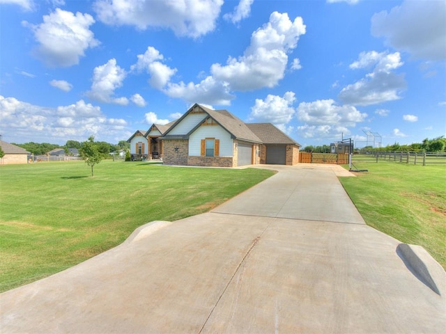 2315 Dixie Dr, Blanchard, OK 73010 - view of front facade featuring concrete driveway and an attached garage