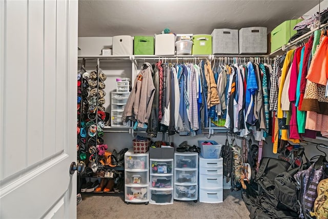 7324 Ridge Manor Ln, Oklahoma City, OK 73150 - walk in closet featuring carpet