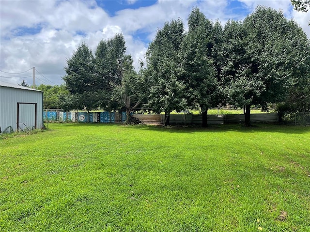 view of yard