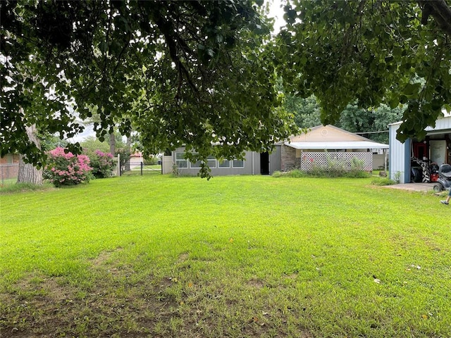 view of yard