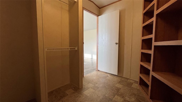 1500 S Pine Cir, Guthrie, OK 73044 - walk in closet featuring stone tile flooring