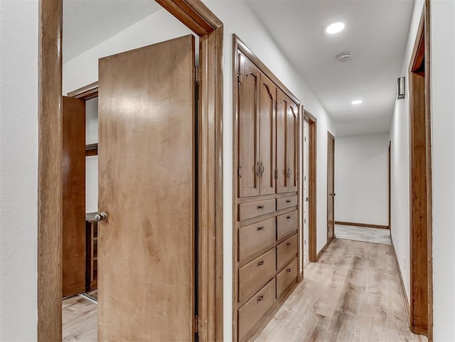 4325 NW 44th St, Oklahoma City, OK 73112 - hall with light wood-style floors and recessed lighting