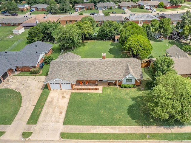 4325 NW 44th St, Oklahoma City, OK 73112 - aerial perspective of suburban area