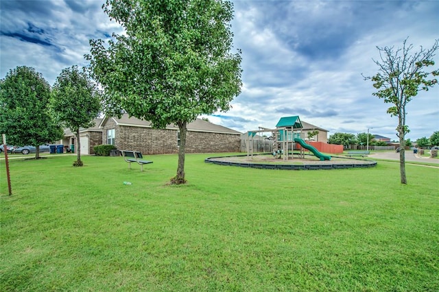 11516 SW 24th St, Yukon, OK 73099 - community playground with a lawn