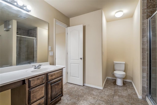 11516 SW 24th St, Yukon, OK 73099 - full bath featuring vanity and a stall shower
