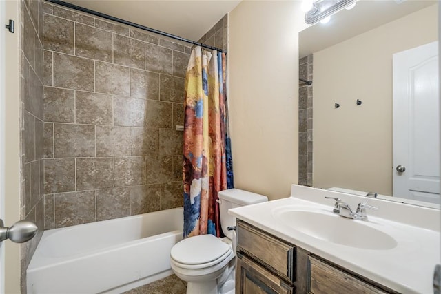 11516 SW 24th St, Yukon, OK 73099 - bathroom with shower / bath combo and vanity