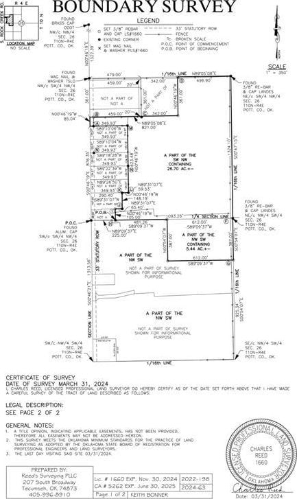 00 S Rock Creek Rd, Shawnee, OK 74801