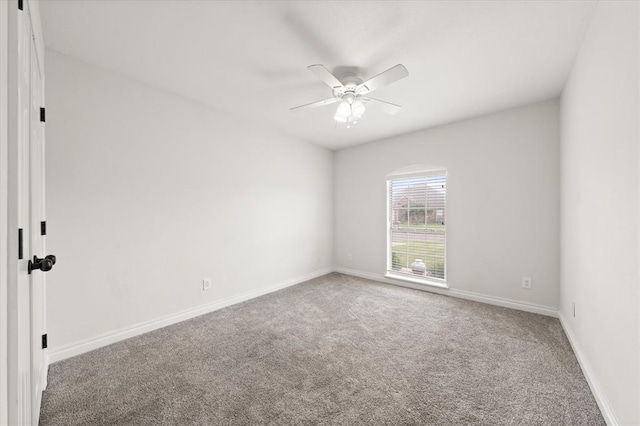 541 SW 154th Ct, Oklahoma City, OK 73170 - spare room with carpet floors and ceiling fan