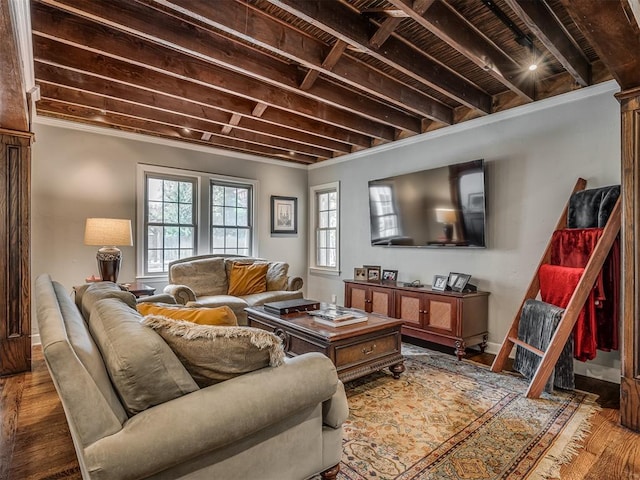 1718 Guilford Ln, Oklahoma City, OK 73120 - living room with wood-type flooring and plenty of natural light