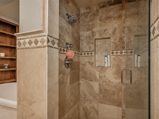 1718 Guilford Ln, Oklahoma City, OK 73120 - bathroom featuring a stall shower