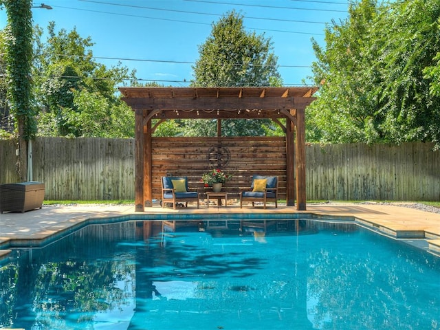 1718 Guilford Ln, Oklahoma City, OK 73120 - view of pool with a fenced backyard and a patio area