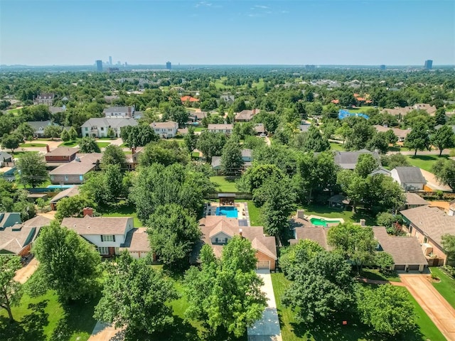 1718 Guilford Ln, Oklahoma City, OK 73120 - aerial view of a pool