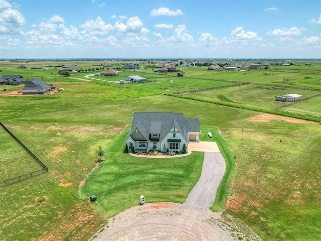 7290 NE Hawk Dr, Piedmont, OK 73078 - overview of rural landscape featuring agricultural land