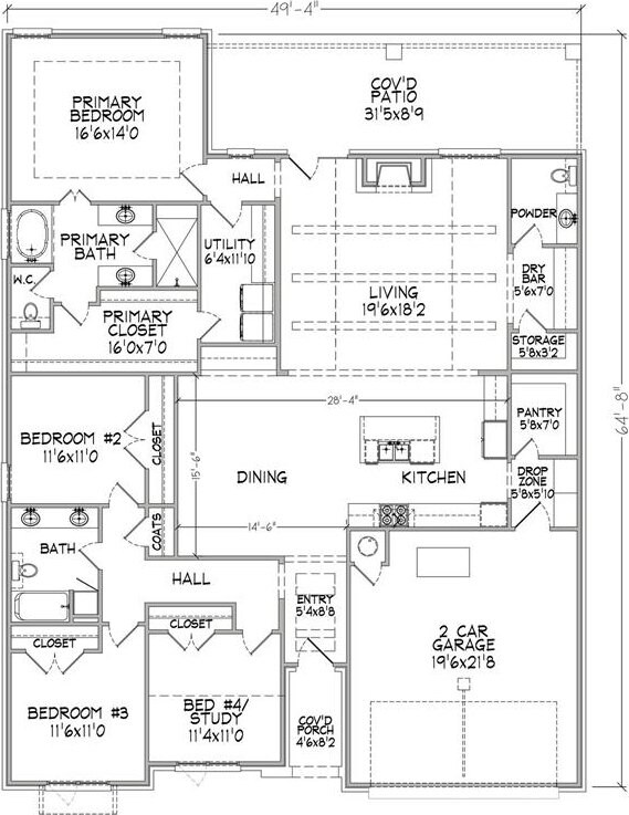 15628 Flora Ave, Edmond, OK 73013 - view of room layout
