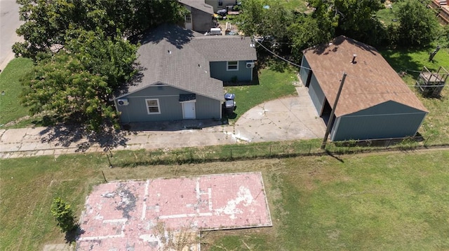 5717 S Francis Ave, Oklahoma City, OK 73109 - view from above of property