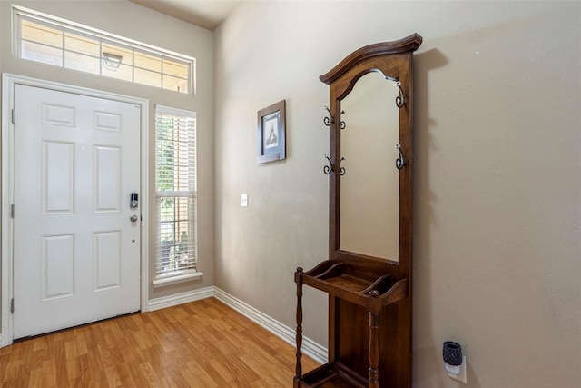 2308 SW 135th St, Oklahoma City, OK 73170 - entryway featuring light wood finished floors and baseboards