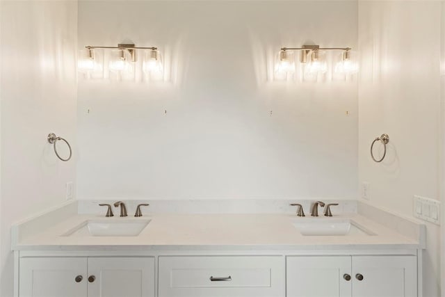 29744 Jade St, Cashion, OK 73016 - bathroom featuring double vanity