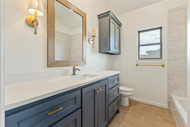 29744 Jade St, Cashion, OK 73016 - bathroom featuring vanity and wood finish floors
