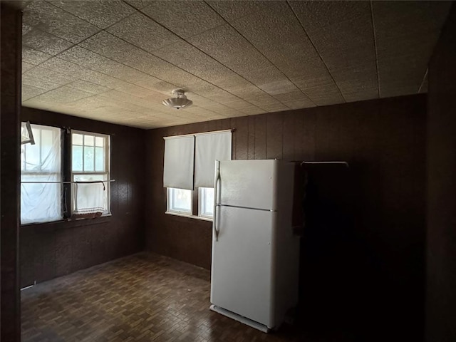 415 N Wentz St, Guthrie, OK 73044 - kitchen with freestanding refrigerator