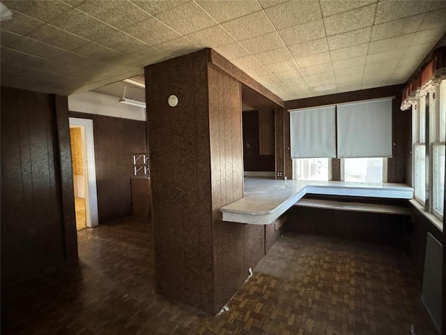 415 N Wentz St, Guthrie, OK 73044 - hallway with wood walls