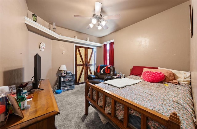 13117 SW 2nd Ter, Yukon, OK 73099 - carpeted bedroom with ceiling fan