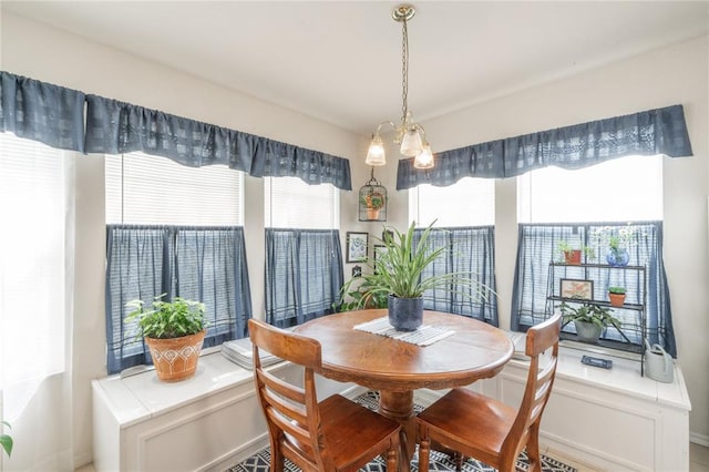 1300 Hutton Rd, Marlow, OK 73055 - dining room with a chandelier