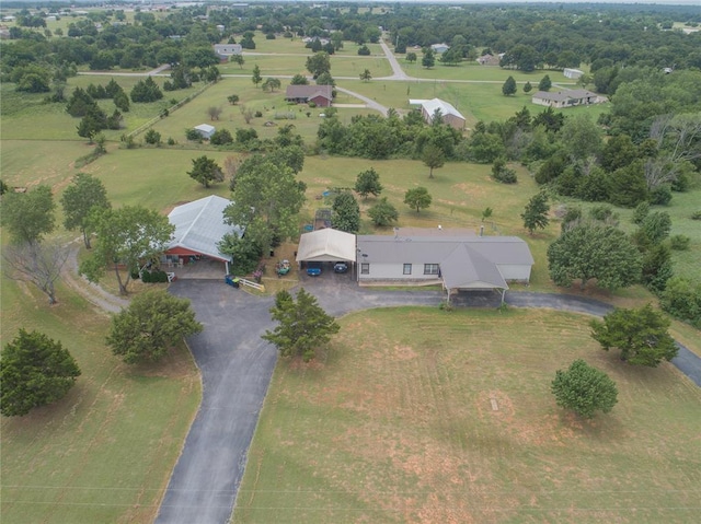 1300 Hutton Rd, Marlow, OK 73055 - aerial overview of property's location with rural landscape