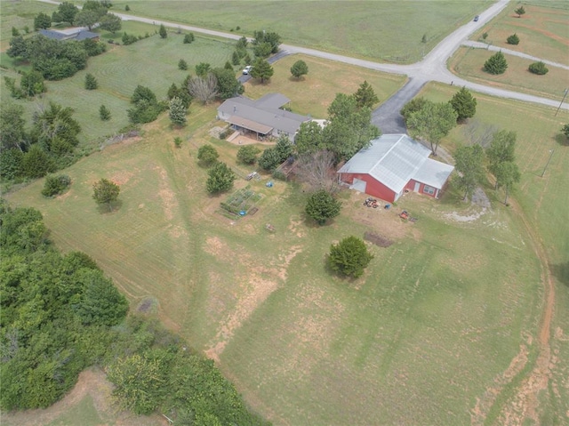 1300 Hutton Rd, Marlow, OK 73055 - aerial overview of property's location with rural landscape