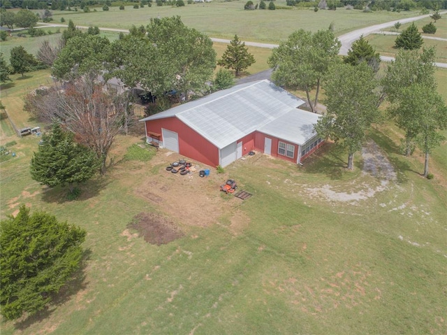 1300 Hutton Rd, Marlow, OK 73055 - view from above of property