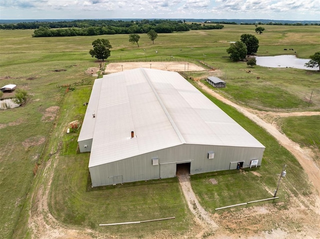105074 N 3770th Rd, Okemah, OK 74859 - view of rural area with a large body of water
