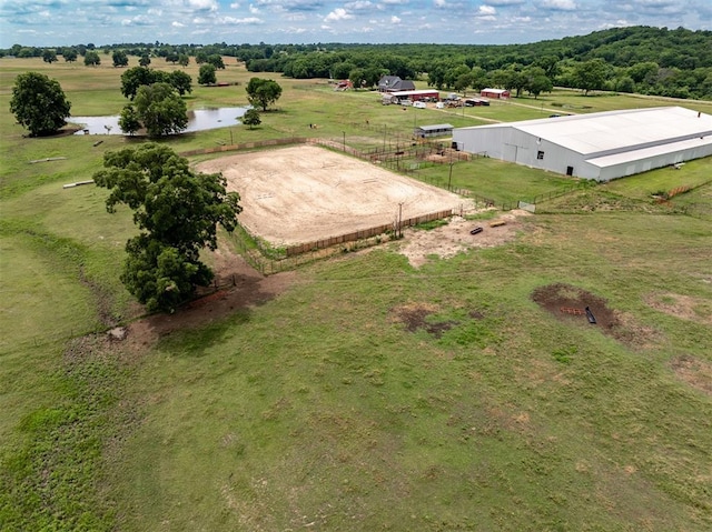 105074 N 3770th Rd, Okemah, OK 74859 - bird's eye view