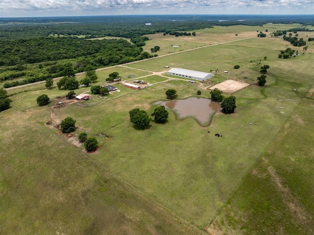 105074 N 3770th Rd, Okemah, OK 74859 - aerial overview of property's location with rural landscape