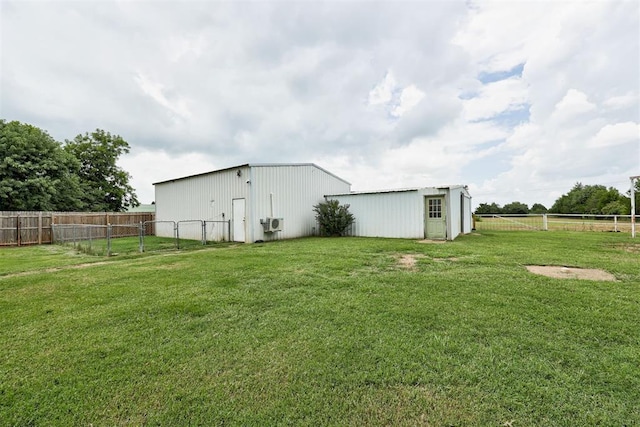 2401 Big Cedar Ave, Edmond, OK 73012 - view of yard featuring an outbuilding