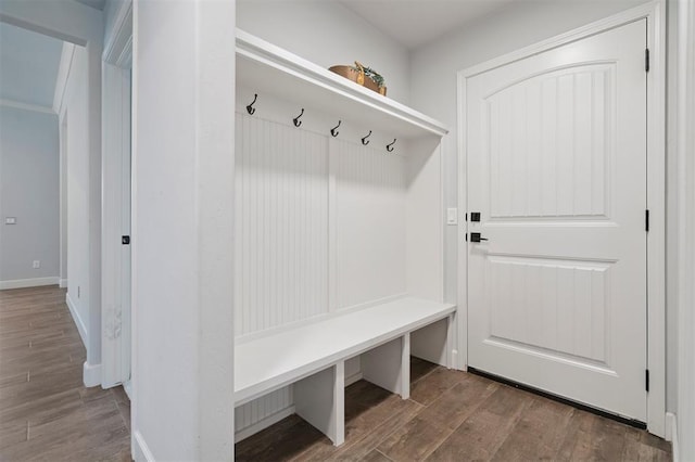512 NW 186th St, Edmond, OK 73012 - mudroom with wood finished floors