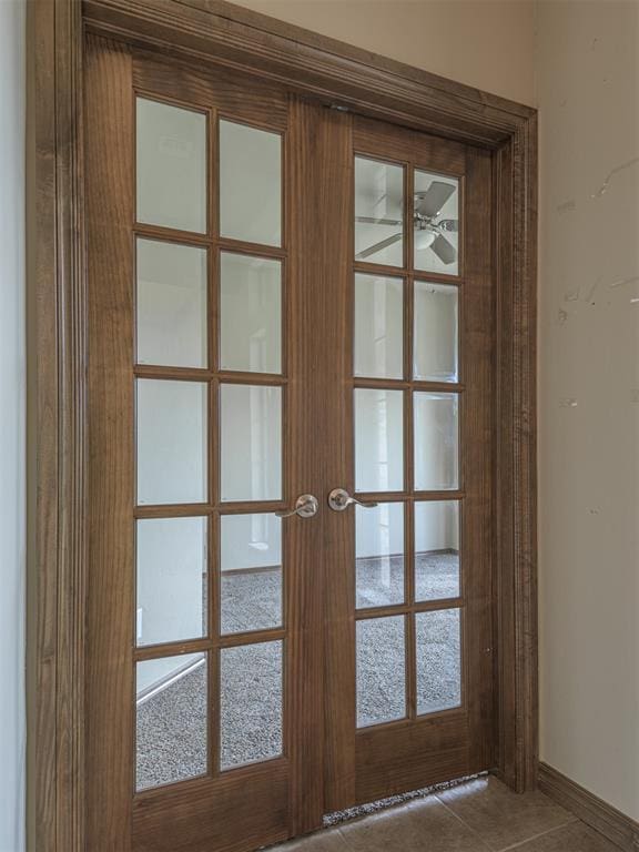 8409 NW 106th St, Oklahoma City, OK 73162 - detailed view of french doors