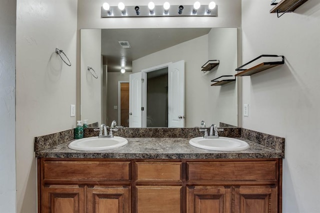 2113 SE 8th St, Moore, OK 73160 - full bathroom featuring double vanity